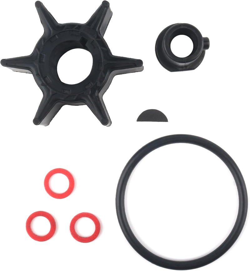 QUICKMARINE 6H4-44352 Marine Water Pump Impeller Service Kit fits Yamaha 4 Stroke 25 HP Boat Outboard Motor Replacement 6H4-44352-00 6H4-44352-01 Sierra 18-3068 - Image 5